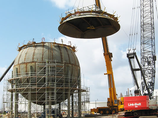 PRESSURE SPHERE, 20,000 BBL - C4 MIX, MATRIX, USA
